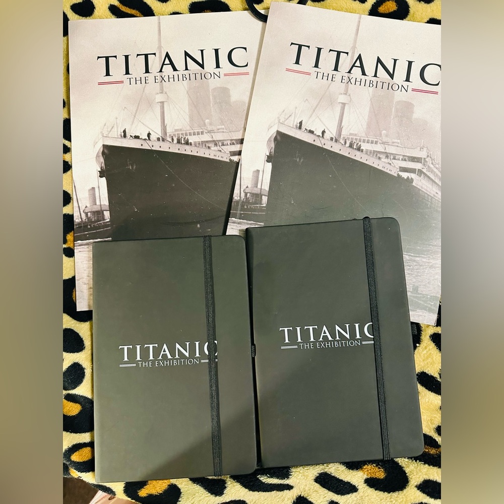 Titanic The Exhibition with journal I have two sets